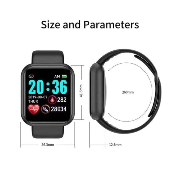 Combo: 2 unds Reloj Smart Watch Y68 PAGO CONTRAENTREGA - Imagen 3