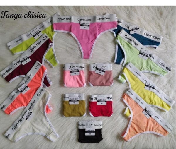 TANGA CLASICA PACK POR 12