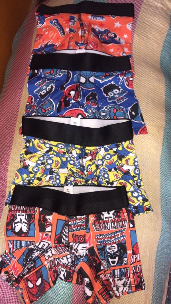 KIT X6 BOXER NIÑOS CLAVIN KLEIN Y PERSONAJES PAGO CONTRAENTREGA - Imagen 3