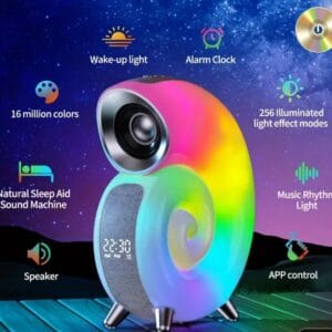 Parlante Luz Led Caracol PAGO CONTRAENTREGA