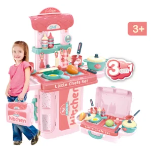 Cocina Maletin Infantil Ninas Ollas Juguete PAGO CONTRAENTREGA